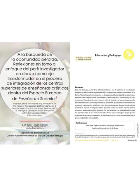 A la búsqueda de la oportunidad perdida