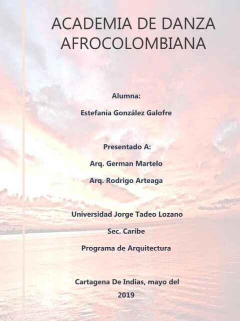 Academia de danzas afrocolombianas, Tierra Bomba- Bolívar