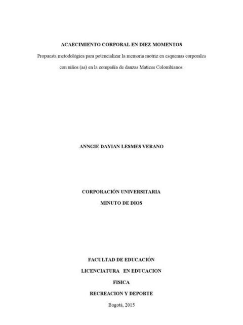 Acaecimiento corporal en diez minutos
