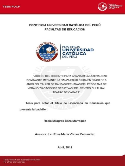 Acción del docente para afianzar la lateralidad dominante mediante la danza folklórica