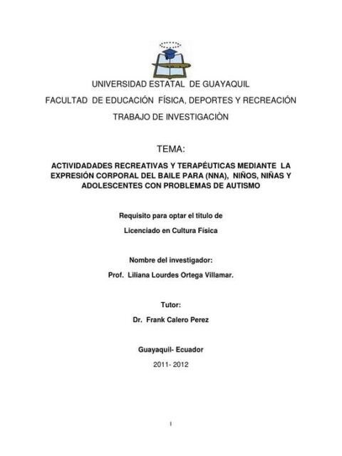 Actividades recreativas y terapéuticas mediante la expresión corporal del baile