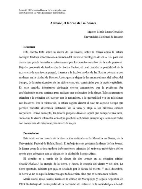 Alábase, el labrar de Isa Soares
