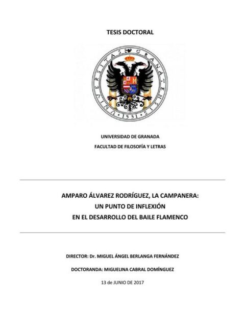 Amparo Álvarez Rodríguez, La campanera