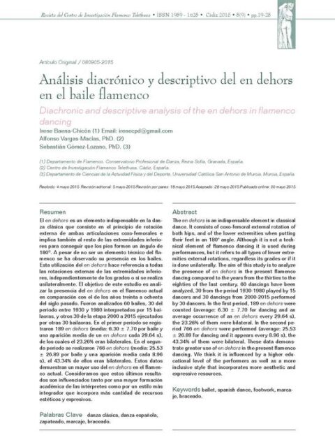 Análisis diacrónico y descriptivo del en dehors