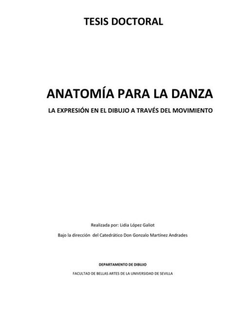 Anatomía para la danza