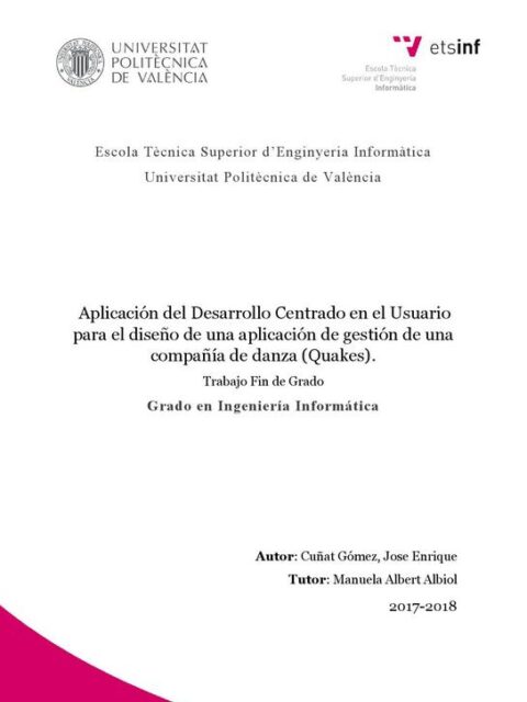 Aplicación del Desarrollo Centrado en el Usuario