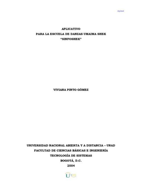 Aplicativo para la escuela de danzas Umaima Shek ‘Sinfoshek’