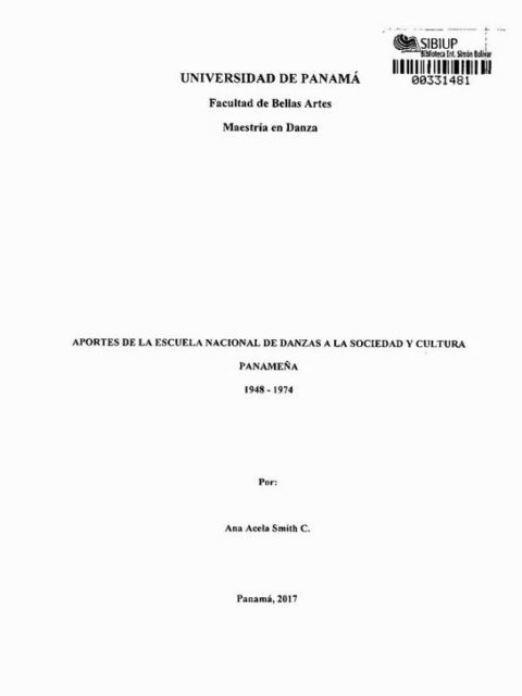 Aportes de la Escuela Nacional de Danzas a la sociedad