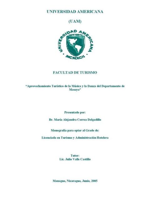 Aprovechamiento turístico de la música y la danza