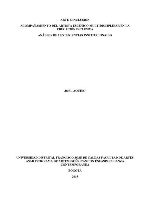 Arte e Inclusión