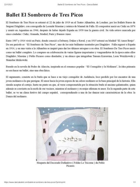 Ballet El Sombrero de Tres Picos