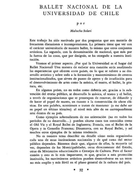 Ballet Nacional de la Universidad de Chile