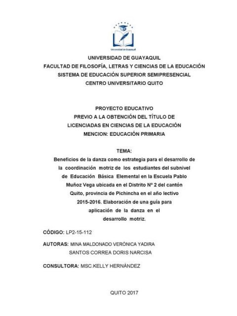 Beneficios de la danza como estrategia para el desarrollo de la coordinación motriz