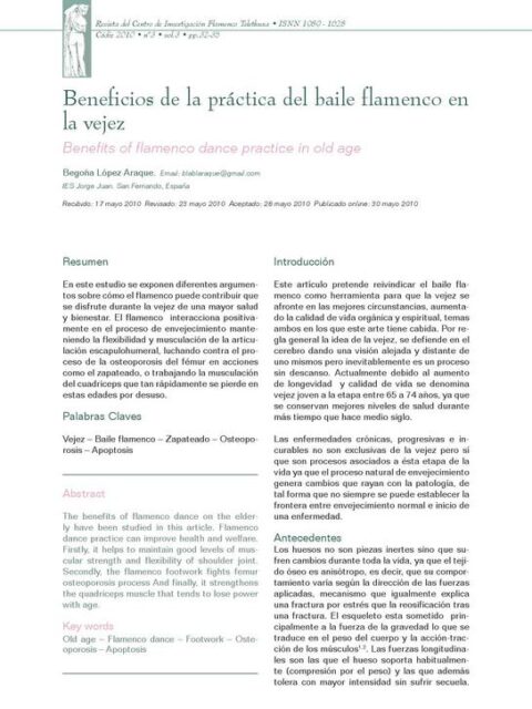 Beneficios de la práctica del baile flamenco en la vejez