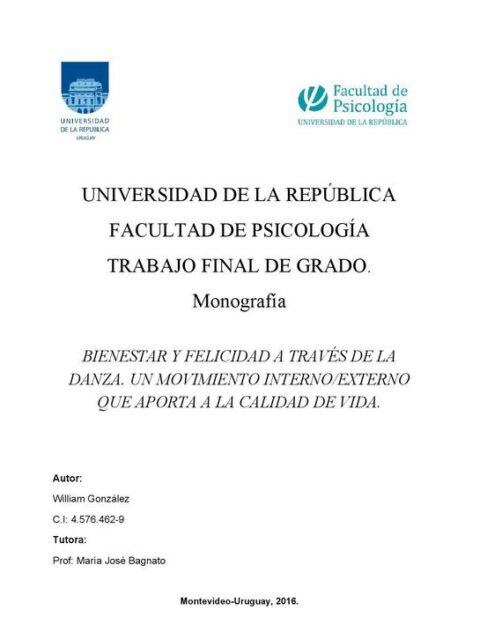 Bienestar y Felicidad a través de la danza