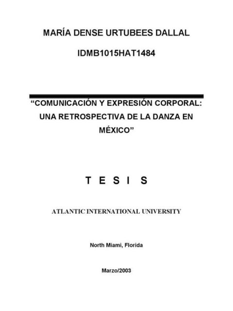 Comunicación y expresión corporal