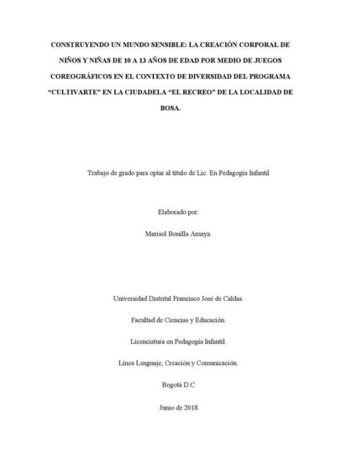 Construyendo un mundo sensible