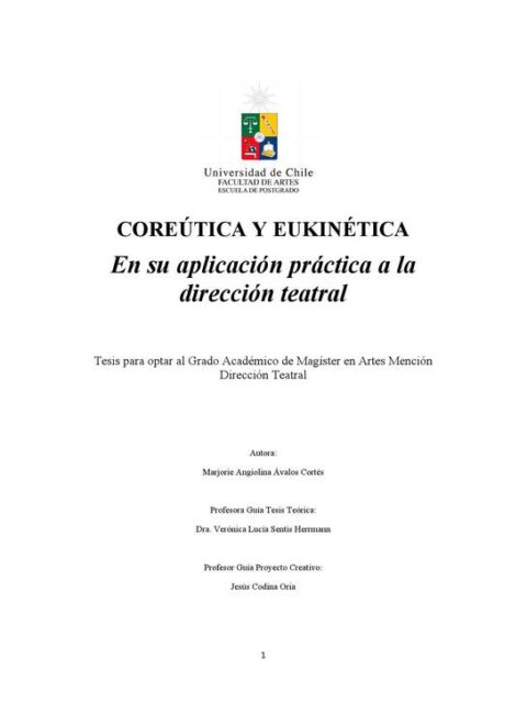 Coréutica y eukinética