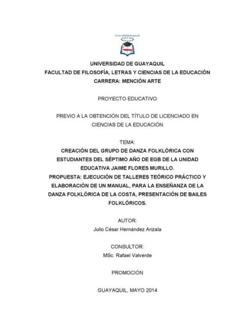 Creación del grupo de danza folklórica con estudiantes del séptimo año