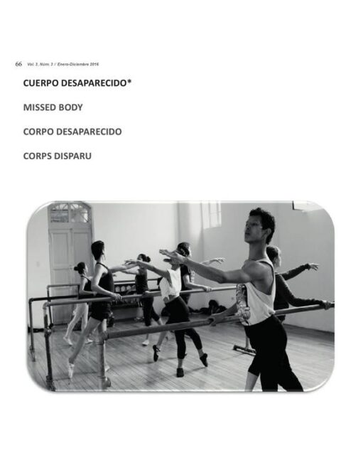 Cuerpo desaparecido