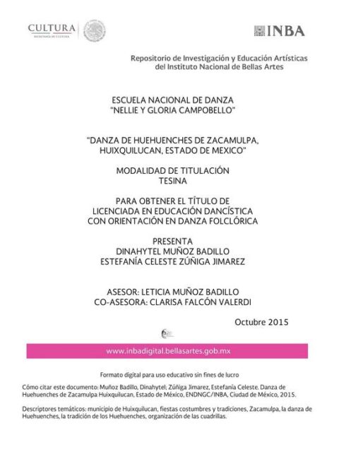 Danza de Huehuenches
