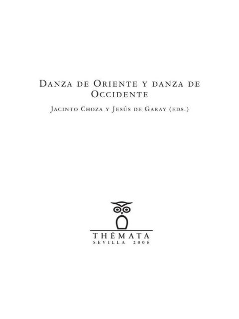 Danza de oriente y danza de occidente