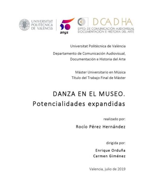 Danza en el museo