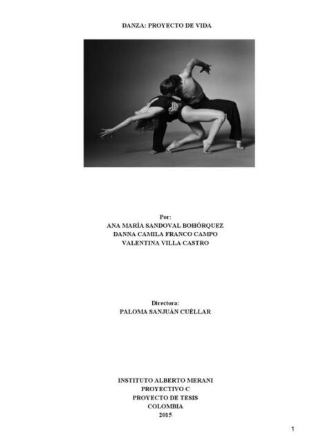 Danza: proyecto de vida