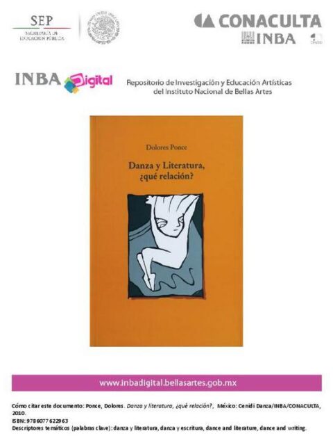 Danza y Literatura, ¿qué relación?