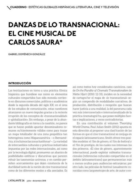 Danzas de lo transnacional