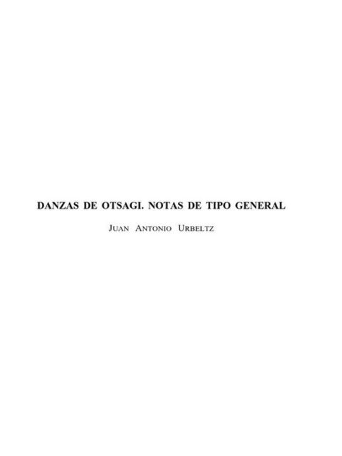 Danzas de Otsagi