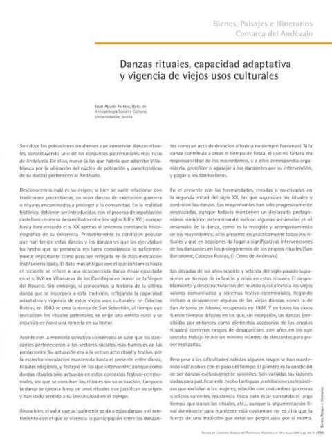 Danzas rituales