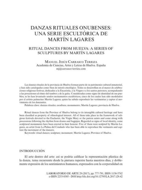 Danzas rituales onubenses