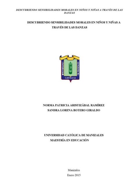 Descubriendo sensibilidades morales en niños y niñas a través de las danzas