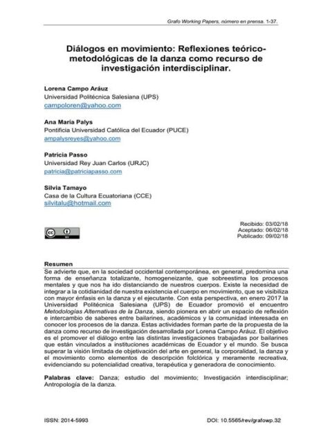 Diálogos en movimiento