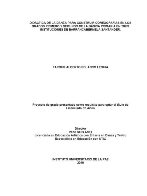 Didáctica de la danza