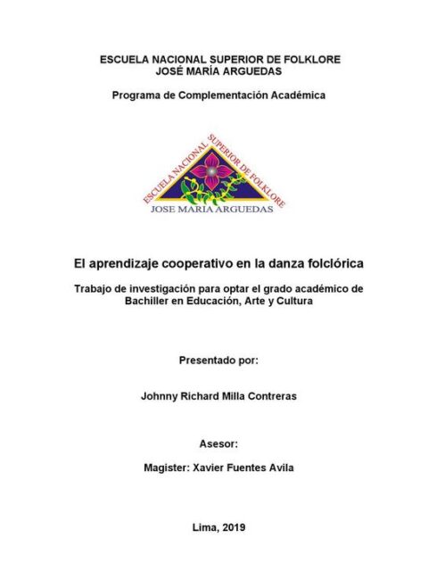 El aprendizaje cooperativo en la danza folclórica