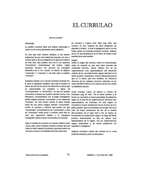 El currulao