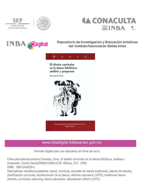 El diseño curricular en la danza folclórica