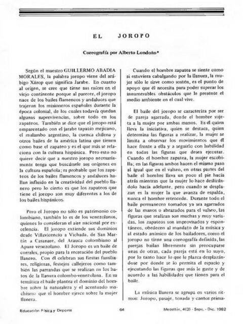 El joropo