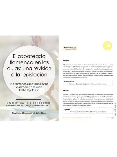 El zapateado flamenco en las aulas