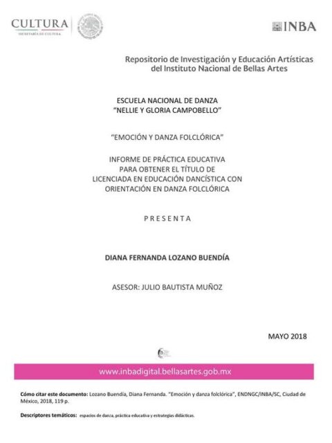 Emoción y danza folclórica