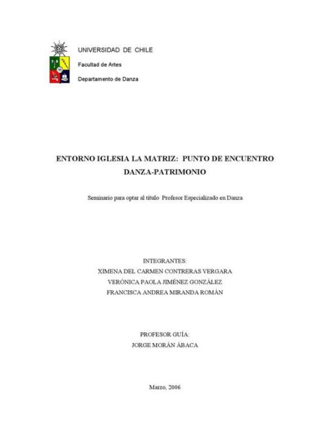 Entorno Iglesia La Matriz