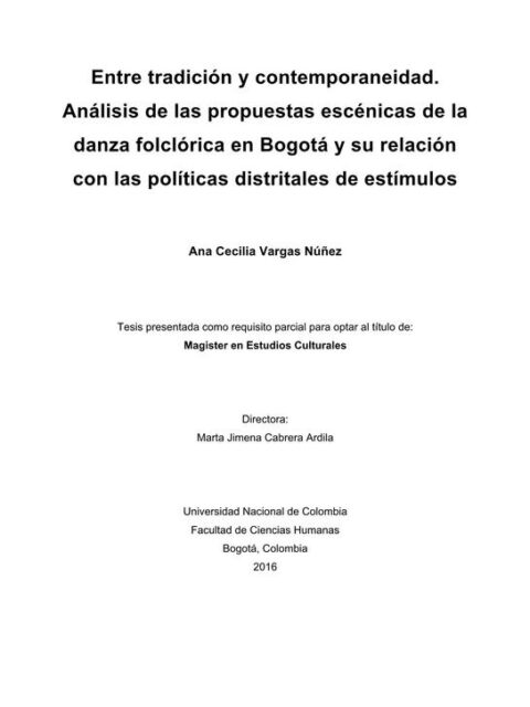Entre tradición y contemporaneidad