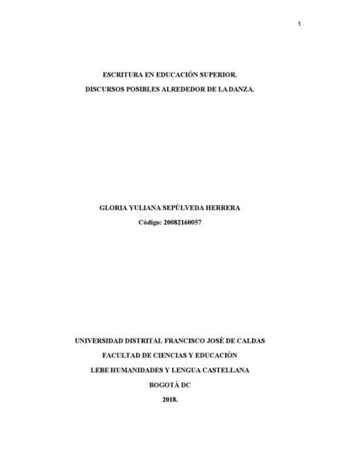 Escritura en Educación Superior