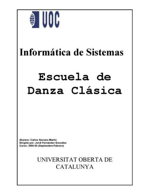 Escuela de Danza Clásica