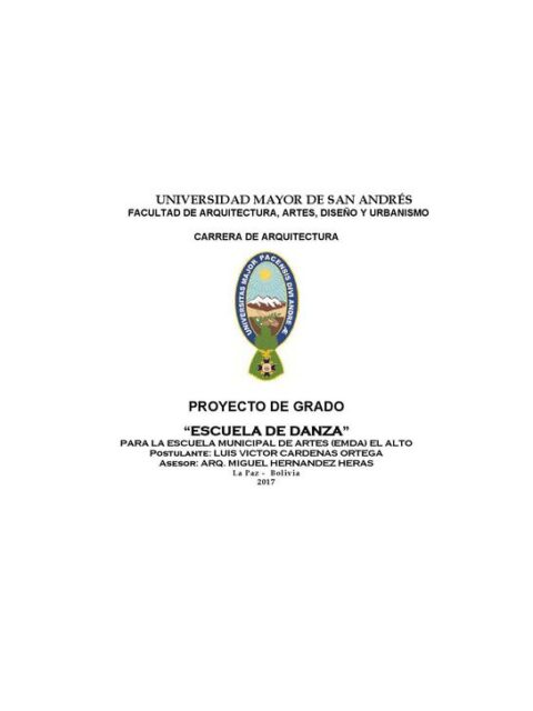 Escuela de danza para la Escuela Municipal De Artes