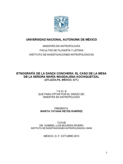 Etnografía de la danza conchera