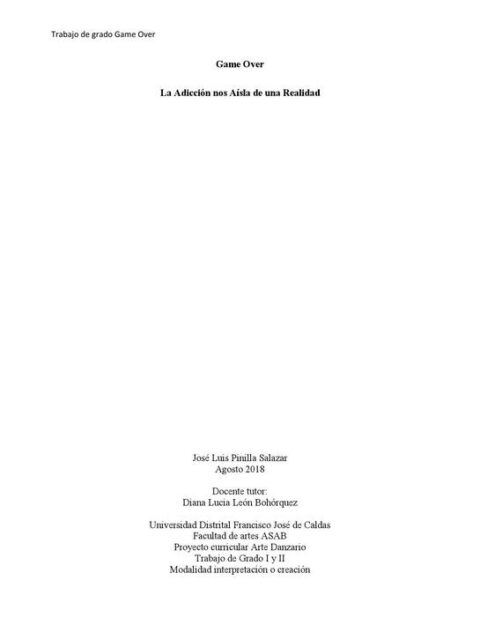 Game over, La adicción nos aísla de una realidad