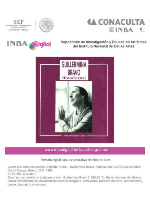 Guillermina Bravo Historia Oral